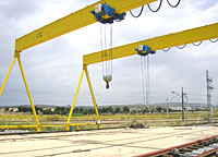 Puente grúa pórtico - GDC Elevación y Componentes